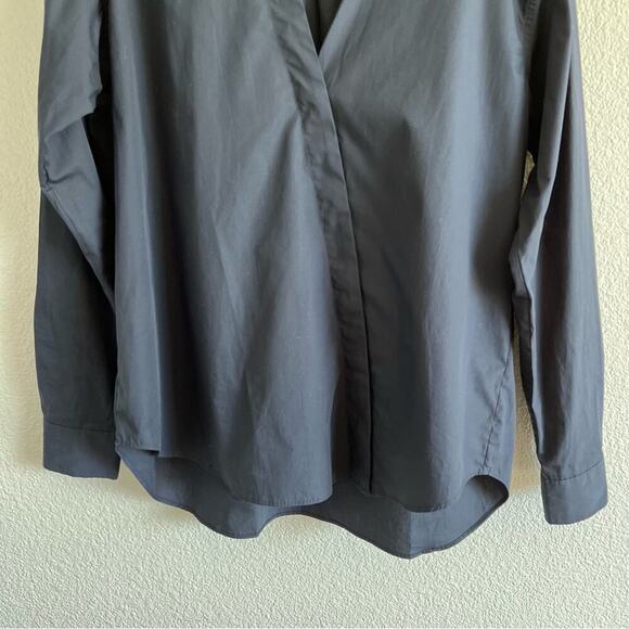 Closed Organic Poplin Dark Night Blouse - Picture 3 of 11